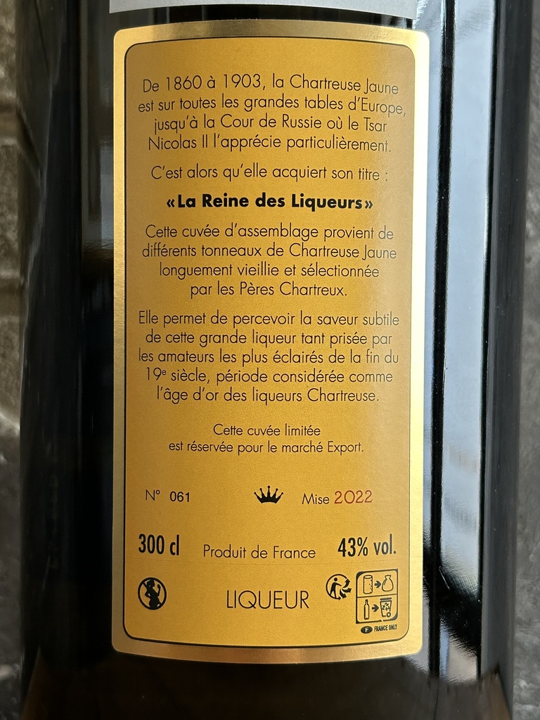 Chartreuse Reine des Liqueurs 2022