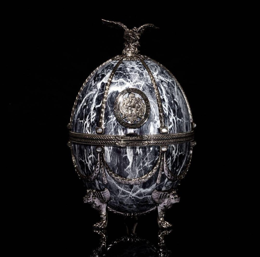 Ladoga Imperial Collection Fabergé Grey Marble
