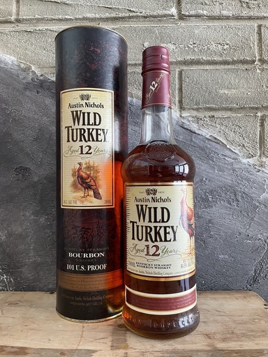 Wild Turkey 12 years 'Pseudo Split Label'