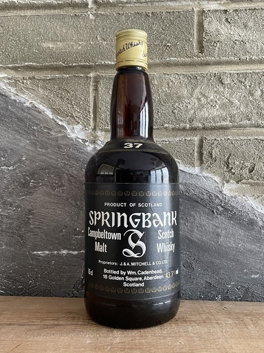 Springbank 37 years Cadenhead