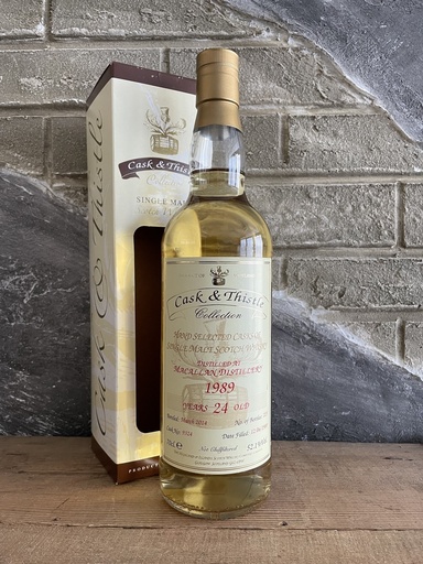 Macallan 1989/24 years Cask & Thistle