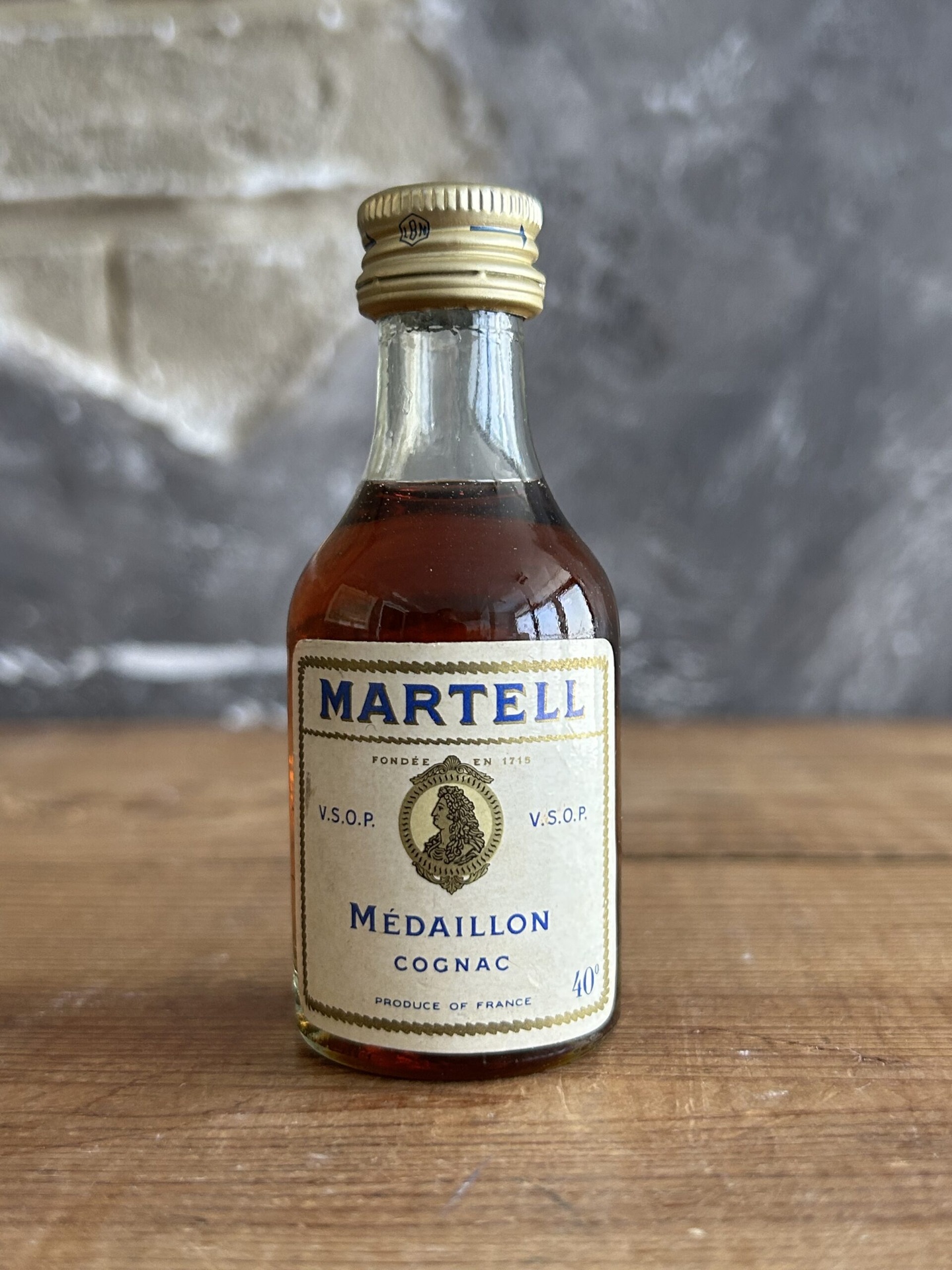 希少 MARTELL マーテル VSOP 旧ラベル 白 グリーンボトル