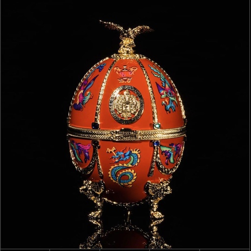 Ladoga Imperial Collection Fabergé Red Dragon